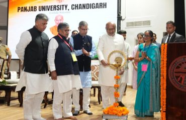 Vice-President of India and Ex-Officio Chancellor of Panjab University, Shri C. P. Radhakrishnan, inaugurated advanced scientific infrastructure facilities at Panjab University, Chandigarh, on 04.09.2026
