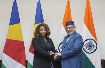 Vice President Shri C. P. Radhakrishnan welcomed the Parliamentary Delegation from Seychelles headed by H.E. Azarel Ernesta, Speaker of the National Assembly of Seychelles at Parliament House on 03.09.2026
