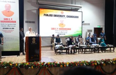 Vice-President of India and Ex-Officio Chancellor of Panjab University, Shri C. P. Radhakrishnan, inaugurated advanced scientific infrastructure facilities at Panjab University, Chandigarh, on 04.09.2026