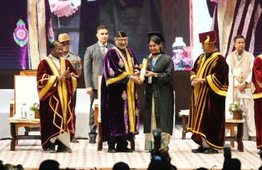 Vice President Shri C. P. Radhakrishnan graced the convocation ceremony of Srimanta Sankaradeva University of Health Sciences (SSUHS), Guwahati on 06.09.2026