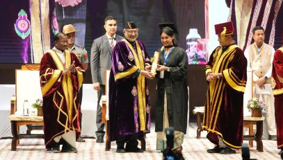 Vice President Shri C. P. Radhakrishnan graced the convocation ceremony of Srimanta Sankaradeva University of Health Sciences (SSUHS), Guwahati on 06.09.2026