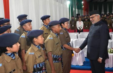 Vice President Shri C. P. Radhakrishnan visited Sainik School, Imphal on 08.09.2026