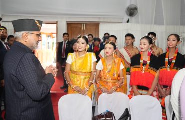 Vice President Shri C. P. Radhakrishnan visited Sainik School, Imphal on 08.09.2026