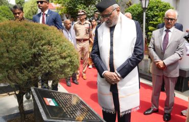 Vice President Shri C. P. Radhakrishnan, visited the INA Museum at Moirang, Manipur on 08.09.2026