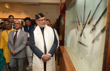 Vice President Shri C. P. Radhakrishnan, visited the INA Museum at Moirang, Manipur on 08.09.2026