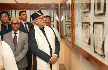 Vice President Shri C. P. Radhakrishnan, visited the INA Museum at Moirang, Manipur on 08.09.2026