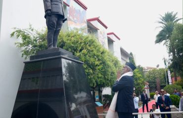 Vice President Shri C. P. Radhakrishnan, visited the INA Museum at Moirang, Manipur on 08.09.2026