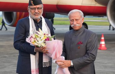 Vice President Shri C. P. Radhakrishnan arrived at Donyi Polo Airport, Itanagar, on 08.09.2026 and was warmly received by Lt. Gen. (Retd.) Kaiwalya Trivikram Parnaik, Governor of Arunachal Pradesh; Shri Pema Khandu, Chief Minister; Shri Chowna Mein, Deputy Chief Minister; and other dignitaries.