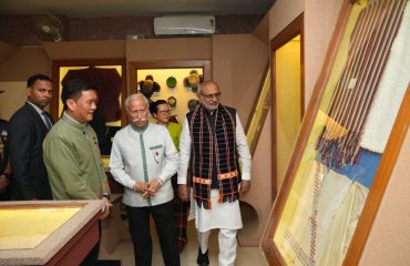 Vice President Shri C. P. Radhakrishnan, visited the J. N. State Museum, Itanagar , which preserves and showcases the rich ethnographic heritage of Arunachal Pradesh and the North-East (09.09.2026