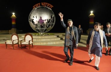 Vice-President Shri C. P. Radhakrishnan visited Ramsetu and Namopath Seafronts, in Daman on 11.09.2026