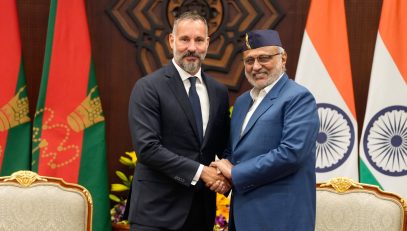 H.H. Prince Rahim Aga Khan V met Hon’ble Vice-President of India Shri C. P. Radhakrishnan at Uprashtrapati Bhavan on 10.09.2026