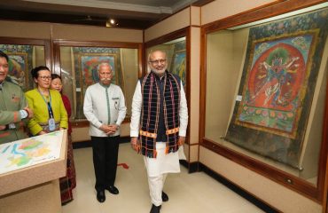 Vice President Shri C. P. Radhakrishnan, visited the J. N. State Museum, Itanagar , which preserves and showcases the rich ethnographic heritage of Arunachal Pradesh and the North-East (09.09.2026