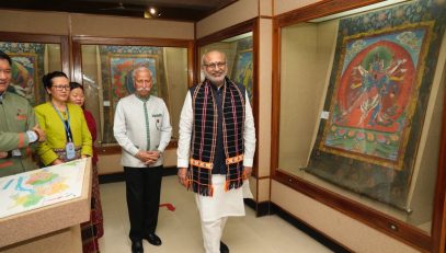 Vice President Shri C. P. Radhakrishnan, visited the J. N. State Museum, Itanagar , which preserves and showcases the rich ethnographic heritage of Arunachal Pradesh and the North-East (09.09.2026