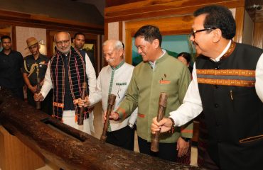Vice President Shri C. P. Radhakrishnan, visited the J. N. State Museum, Itanagar , which preserves and showcases the rich ethnographic heritage of Arunachal Pradesh and the North-East (09.09.2026