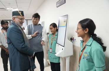 Vice-President Shri C. P. Radhakrishnan visited the NAMO Hospital, Silvassa on 11.09.2026