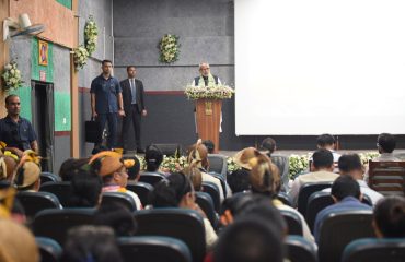Vice-President Shri C. P. Radhakrishnan visited Nyedar Namlo, a sacred place of worship associated with the indigenous Donyi-Polo faith of the Nyishi community, in Itanagar on 09.09.2026