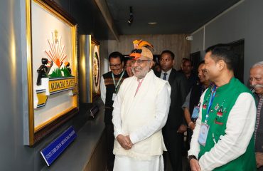 Vice President Shri C. P. Radhakrishnan visited the Arunachal Pradesh Assembly Museum, which showcases the evolution and growth of the State Legislature and its legislative journey