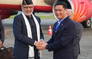 Vice President Shri C. P. Radhakrishnan arrived at Donyi Polo Airport, Itanagar, on 08.09.2026 and was warmly received by Lt. Gen. (Retd.) Kaiwalya Trivikram Parnaik, Governor of Arunachal Pradesh; Shri Pema Khandu, Chief Minister; Shri Chowna Mein, Deputy Chief Minister; and other dignitaries.