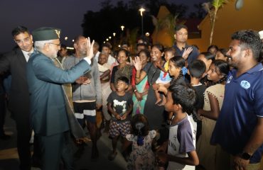 Vice-President Shri C. P. Radhakrishnan visited Ramsetu and Namopath Seafronts, in Daman on 11.09.2026