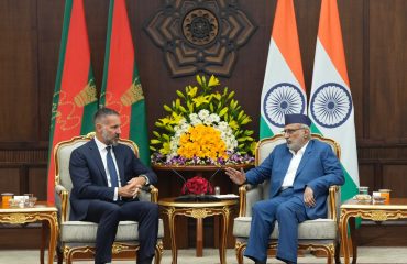 H.H. Prince Rahim Aga Khan V met Hon’ble Vice-President of India Shri C. P. Radhakrishnan at Uprashtrapati Bhavan on 10.09.2026