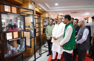 Vice President Shri C. P. Radhakrishnan visited the Arunachal Pradesh Assembly Museum, which showcases the evolution and growth of the State Legislature and its legislative journey