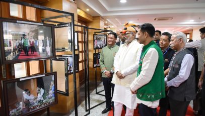 Vice President Shri C. P. Radhakrishnan visited the Arunachal Pradesh Assembly Museum, which showcases the evolution and growth of the State Legislature and its legislative journey