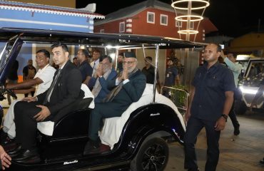 Vice-President Shri C. P. Radhakrishnan visited the vibrant Daman Night Market on 11.09.2026