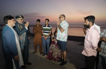 Vice-President Shri C. P. Radhakrishnan visited Ramsetu and Namopath Seafronts, in Daman on 11.09.2026