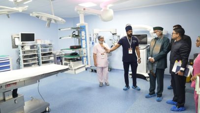 Vice-President Shri C. P. Radhakrishnan visited the NAMO Hospital, Silvassa on 11.09.2026