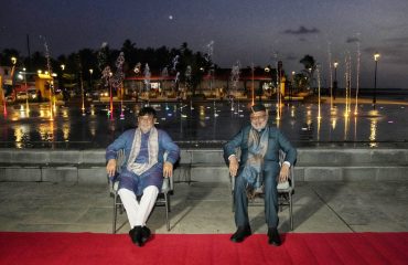 Vice-President Shri C. P. Radhakrishnan visited Ramsetu and Namopath Seafronts, in Daman on 11.09.2026