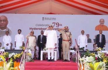 Vice-President Shri C. P. Radhakrishnan participated as Chief Guest at the 79th Hyderabad Liberation Day celebrations at Parade Ground, Secunderabad, Telangana on 17.09.2026