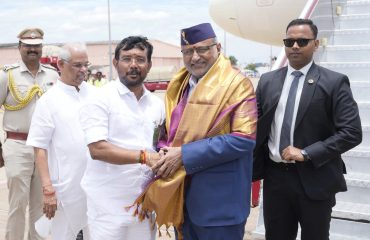 Vice President Thiru C. P. Radhakrishnan was accorded a warm welcome upon his arrival at Coimbatore International Airport on 21.09.2026