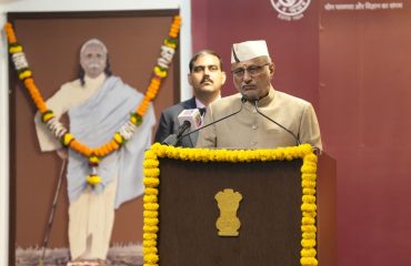 Vice President Shri C. P. Radhakrishnan addressed the Platinum Jubilee celebrations of Gordhandas Seksaria College of Yoga and Cultural Synthesis at Kaivalyadhama, Lonavala on 18.09.2026