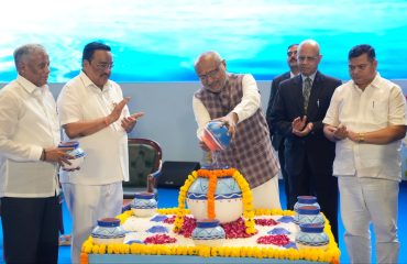 Vice-President Shri C. P. Radhakrishnan inaugurated the 9th India International Water Week 2026 at Bharat Mandapam, New Delhi on 22.09.2026