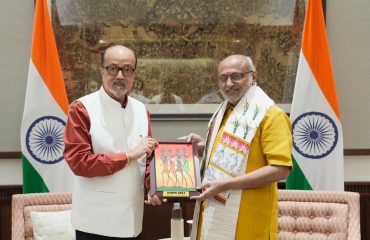 Governor of Chhattisgarh Shri Ramen Deka called on Vice President Shri C. P. Radhakrishnan at Uprashtrapati Bhavan on 30.09.2026