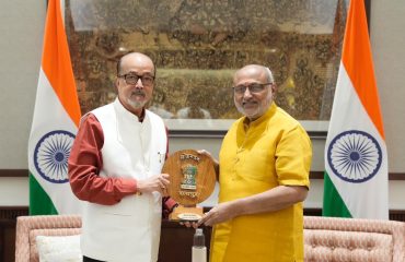 Governor of Chhattisgarh Shri Ramen Deka called on Vice President Shri C. P. Radhakrishnan at Uprashtrapati Bhavan on 30.09.2026