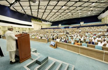 Vice President Shri C. P. Radhakrishnan addressed the Mahaparva Kshamapana Ceremony-2026 in New Delhi on 04.10.2026