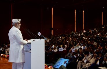 Vice-President Shri C. P. Radhakrishnan graced the 58th Foundation Day celebrations of the Institute of Company Secretaries of India (ICSI) at Bharat Mandapam, New Delhi on 04.10.2026
