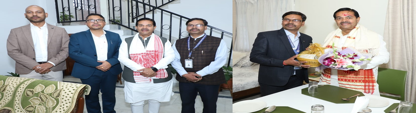 Visit of Shri. B. L. Verma, Minister of State