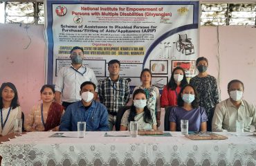 ADIP DISTRIBUTION CAMP AT RI BHOI DISTRICT