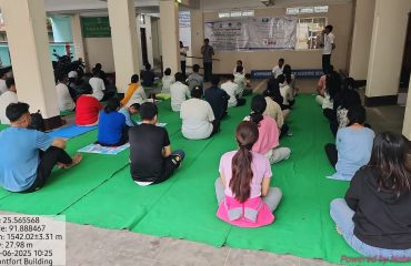 Yoga Session during International Day of yoga 2025