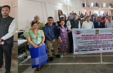 Aids & Appliances Distribution Camp at West Jaintia Hills District