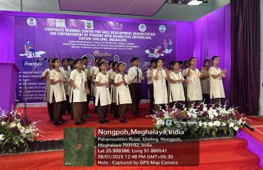 Group Song during Purple Fair at Ri- Bhoi District