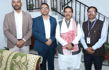 Visit of Hon'ble Minister of State Shri. B. L. Verma