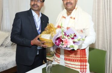 Visit of Hon'ble Minister of State Shri. B. L. Verma