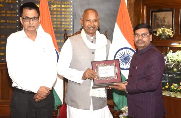 Felicitation of Governor by Director