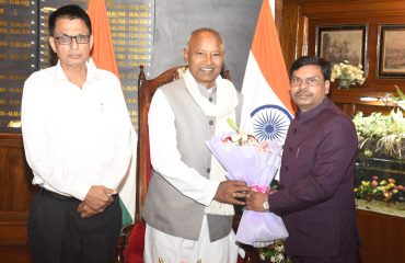 Felicitation of Governor by Director