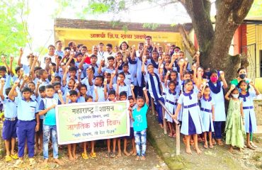 World Egg Day celebrated at Zilla Parishad Adane