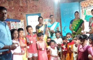 Egg Distribution at Anganwadi Centre