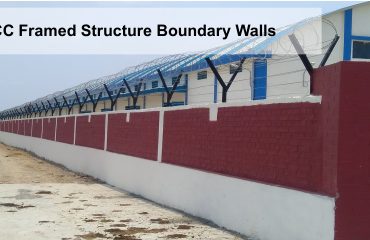 RCC Framed Structure Boundary Walls